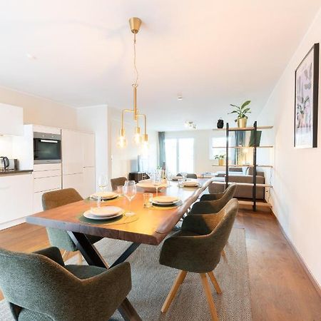 -Zentrale Wohnung-Balkon-Desingerkueche- Bielefeld Extérieur photo